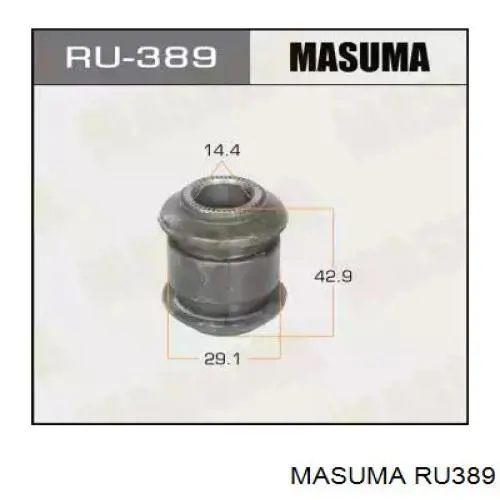 RU389 Masuma сайлентблок заднего продольного рычага передний
