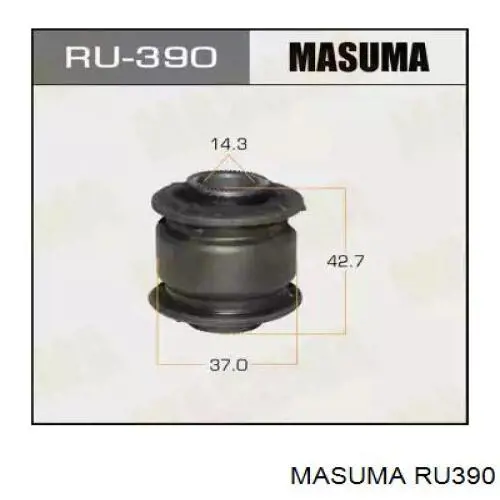 Сайлентблок цапфы задней RU390 Masuma