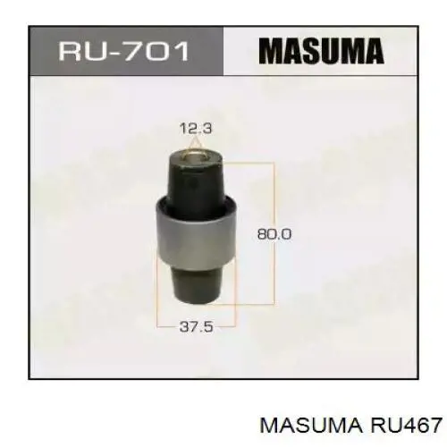 Сайлентблок передней подвески Masuma RU467 цена, от 7.54 USD