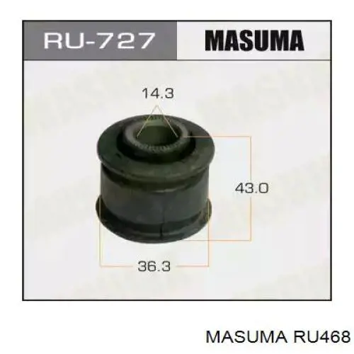 Сайлентблок заднего поперечного рычага RU468 Masuma