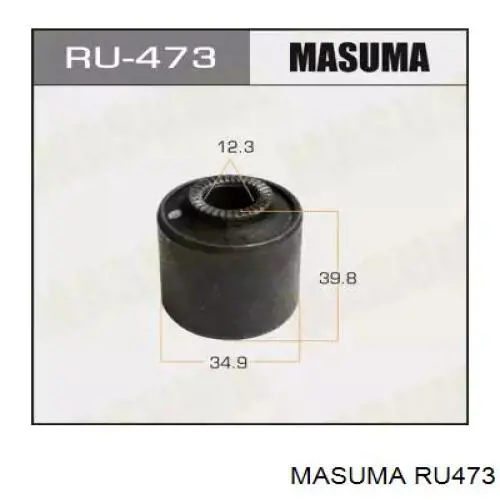 Сайлентблок заднего поперечного рычага внутренний MASUMA RU473