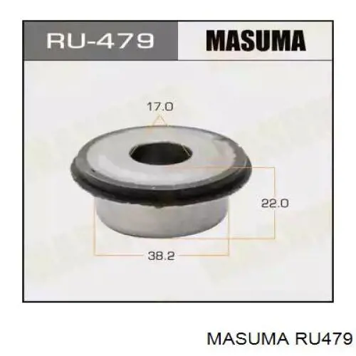 RU479 Masuma сайлентблок заднего продольного рычага задний