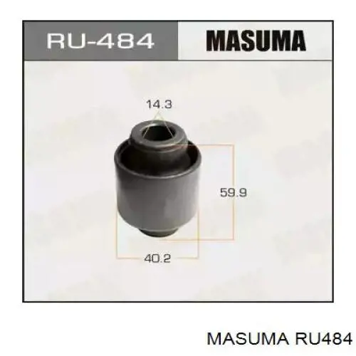 RU484 Masuma bloco silencioso de barra panhard traseira