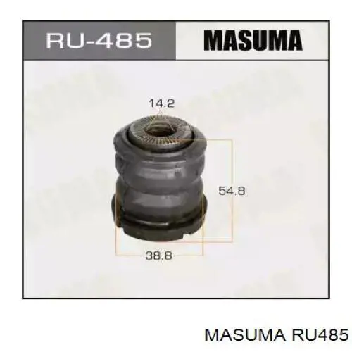 Сайлентблок заднего поперечного рычага MASUMA RU485