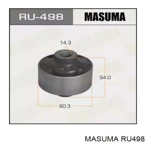 RU498 Masuma сайлентблок переднего нижнего рычага