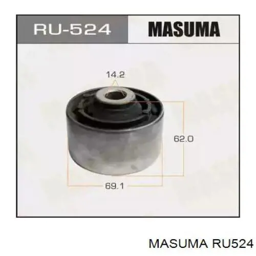 RU524 Masuma сайлентблок заднего продольного рычага передний