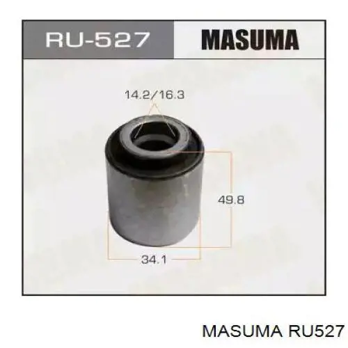 Сайлентблок передней цапфы (кулака)  Masuma RU527