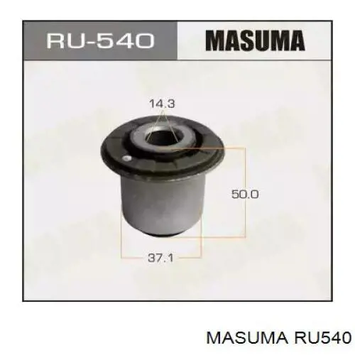 RU540 Masuma сайлентблок переднего нижнего рычага