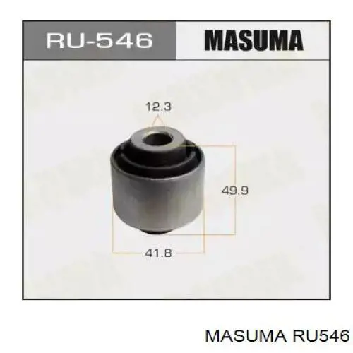 RU546 Masuma сайлентблок заднего поперечного рычага внутренний