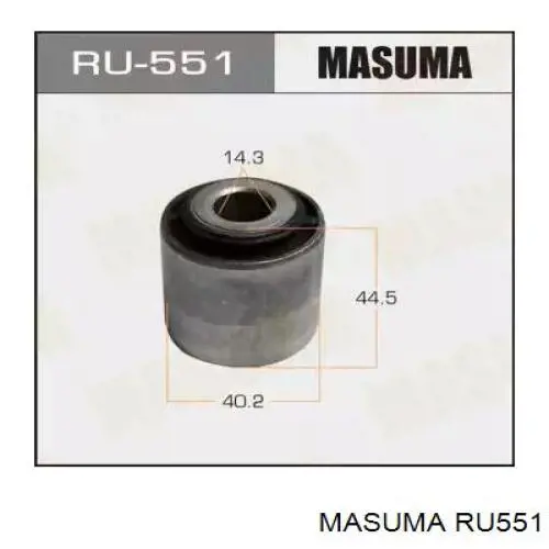 Сайлентблок тяги поперечной (задней подвески) Masuma RU551