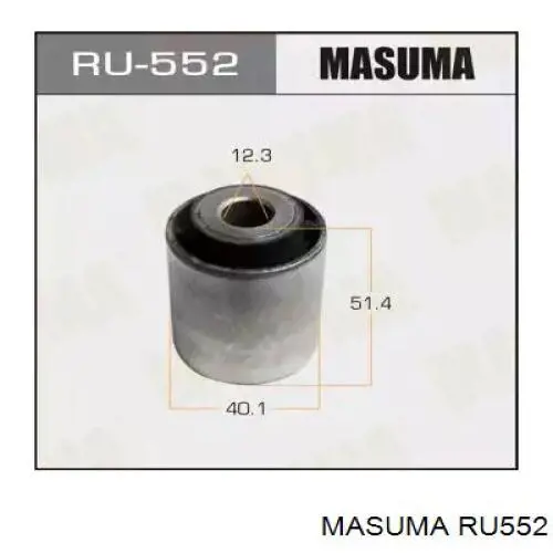 Сайлентблок тяги поперечной (задней подвески) MASUMA RU552