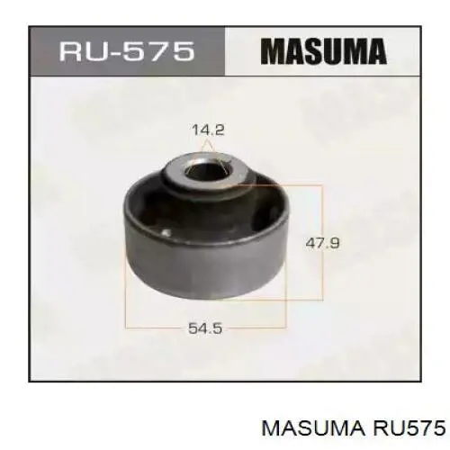 Сайлентблок траверсы крепления переднего редуктора передний Masuma RU575