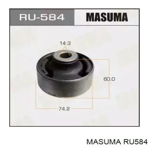 RU584 Masuma сайлентблок переднего нижнего рычага