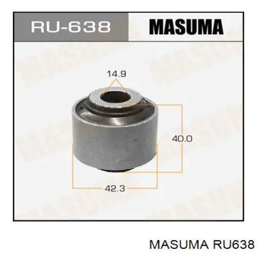 Купить RU638 Masuma Сайлентблок заднего продольного нижнего рычага