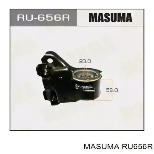 RU656R Masuma сайлентблок переднего нижнего рычага