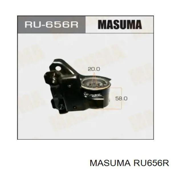 Купить RU656R Masuma Сайлентблок нижний передней подвески