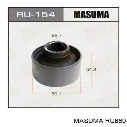 RU660 Masuma Сайлентблок задней тяги
