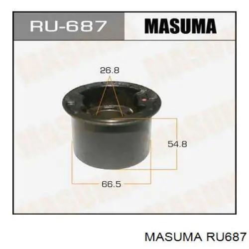 RU687 Masuma Сайлентблок нижнего переднего рычага