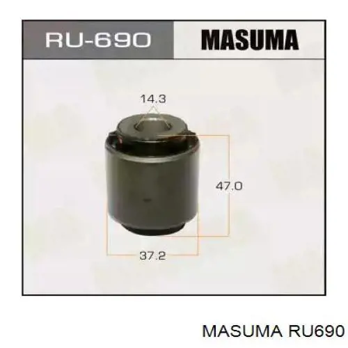 RU690 Masuma сайлентблок заднего верхнего рычага