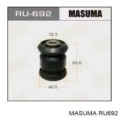 RU692 Masuma сайлентблок переднего нижнего рычага