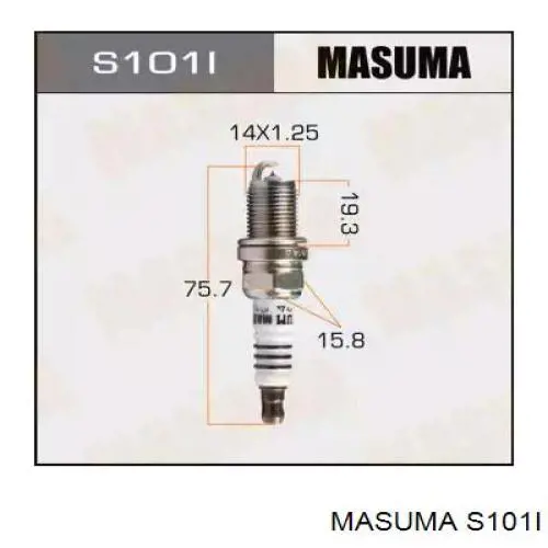 Свеча зажигания Masuma S101I