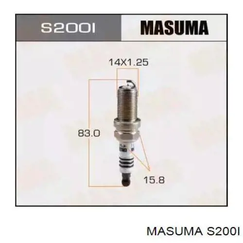Свеча зажигания Masuma S200I