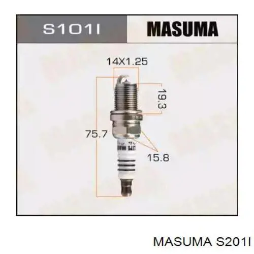 Bujía de encendido S201I Masuma