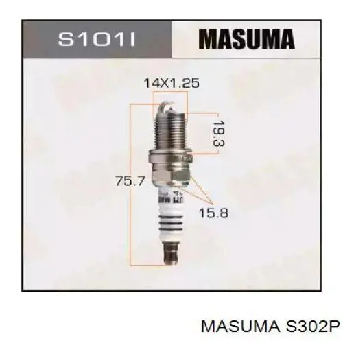 S302P Masuma Свечи зажигания