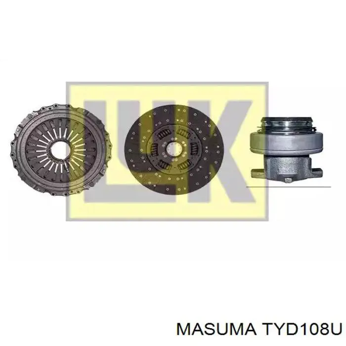 Диск сцепления Masuma TYD108U цена, от 87.64 USD