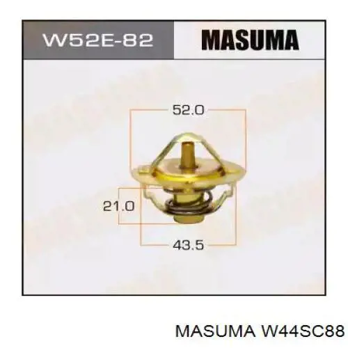 W44SC-88 Masuma термостат