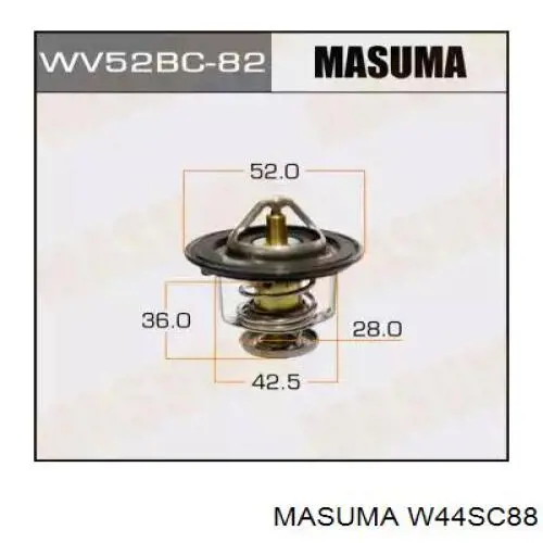 W44SC88 Masuma Авто термостат