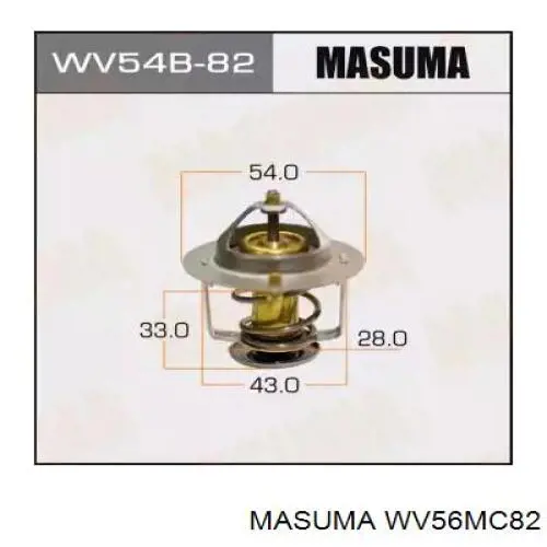 WV56MC82 Masuma Авто термостат