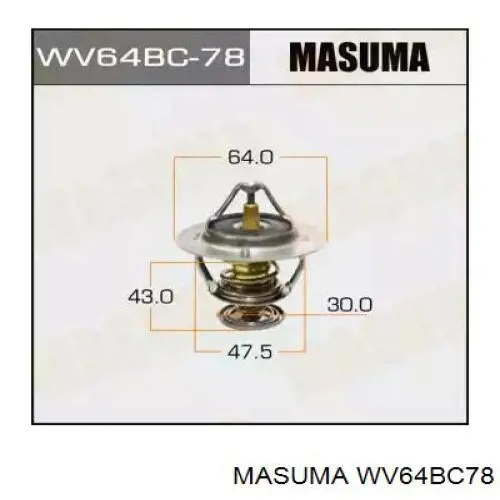 WV64BC78 Masuma термостат