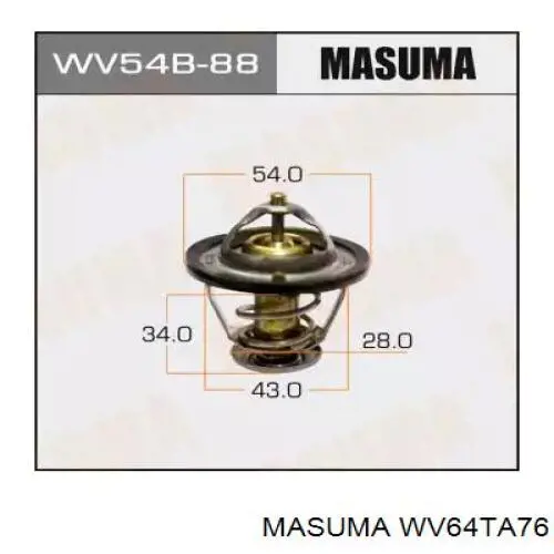 Термостат в сборе Tama WV64TA76A