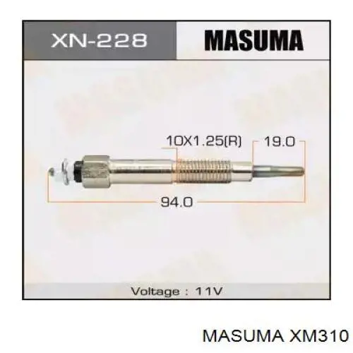 XM310 Masuma Свечи накаливания