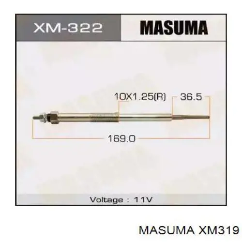 XM319 Masuma Свечи накаливания