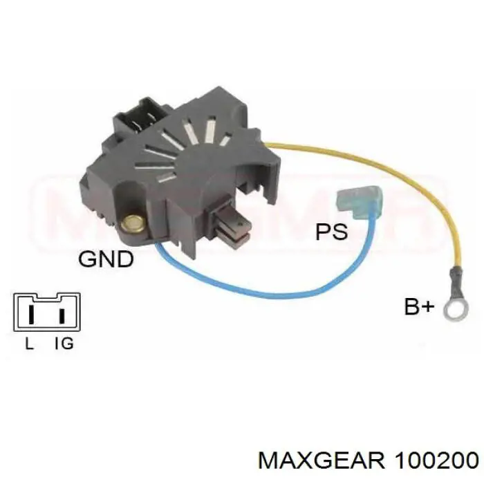Реле регулятор генератора HELLA 5DR009728331