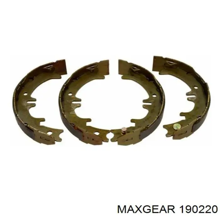 Купить 190220 Maxgear Колодки ручника/стояночного тормоза