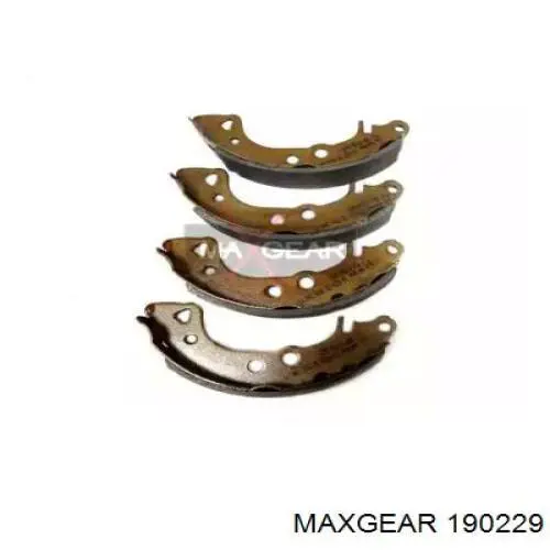 19-0229 Maxgear колодки тормозные задние барабанные