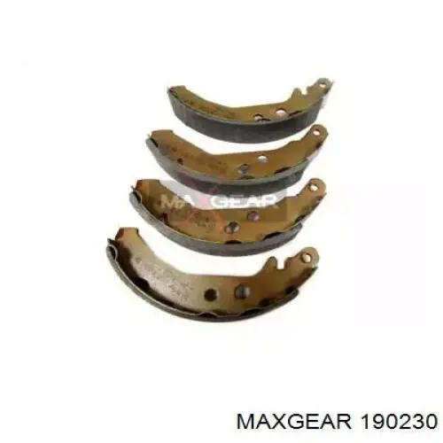19-0230 Maxgear колодки тормозные задние барабанные