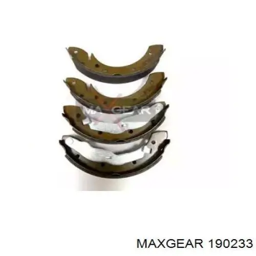 190233 Maxgear колодки тормозные задние барабанные