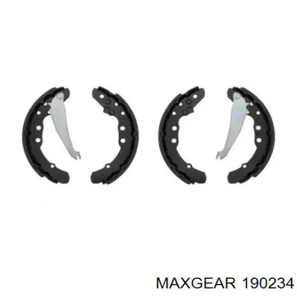 Купить 190234 Maxgear Задние барабанные тормозные колодки