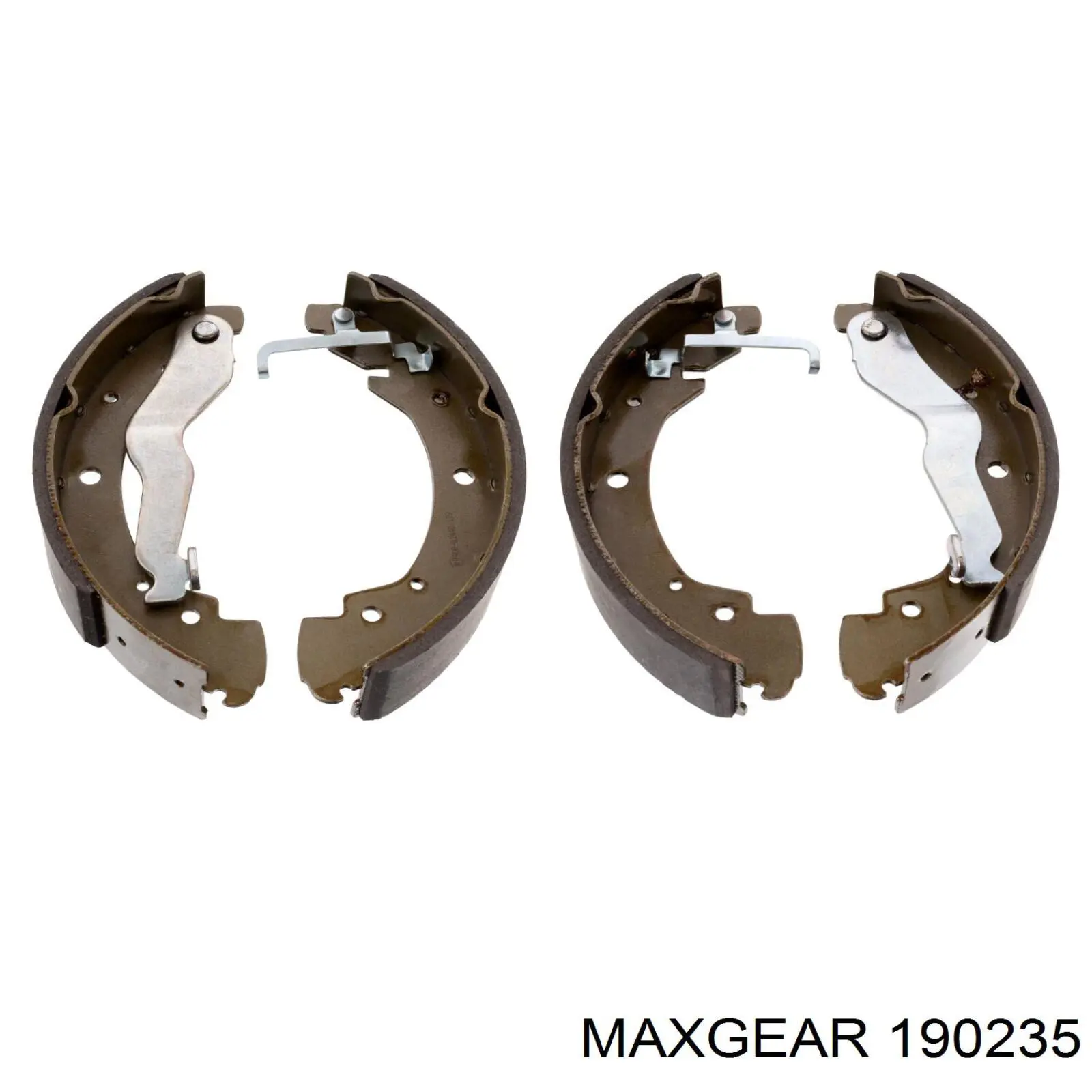 Задние барабанные колодки 190235 Maxgear