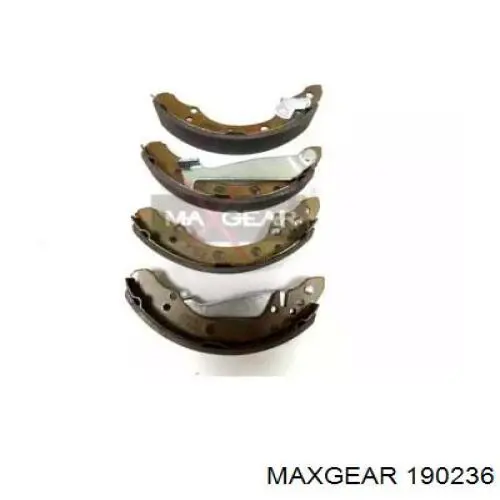 Задние барабанные колодки 190236 Maxgear