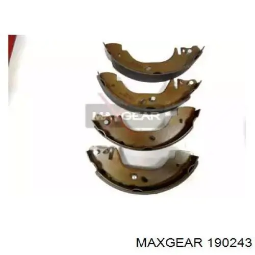 Задние барабанные колодки 190243 Maxgear