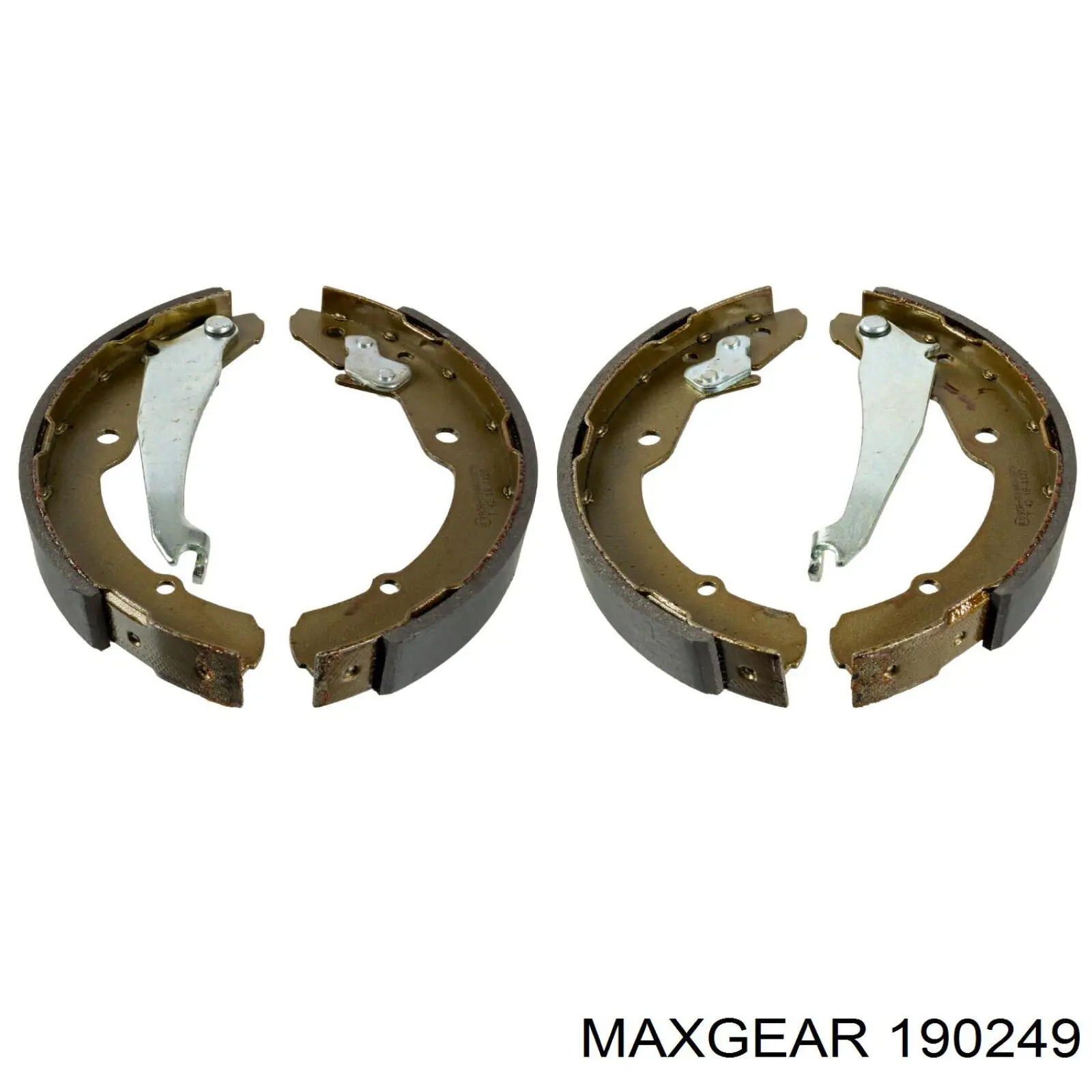Купить 190249 Maxgear Задние барабанные тормозные колодки