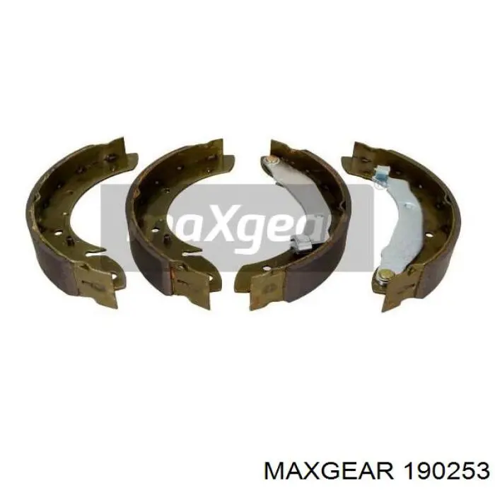 Задние барабанные колодки 190253 Maxgear