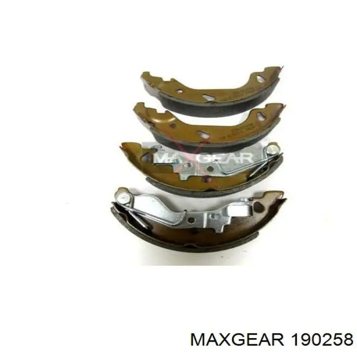 Задние барабанные колодки 190258 Maxgear