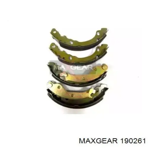 Задние барабанные колодки 190261 Maxgear