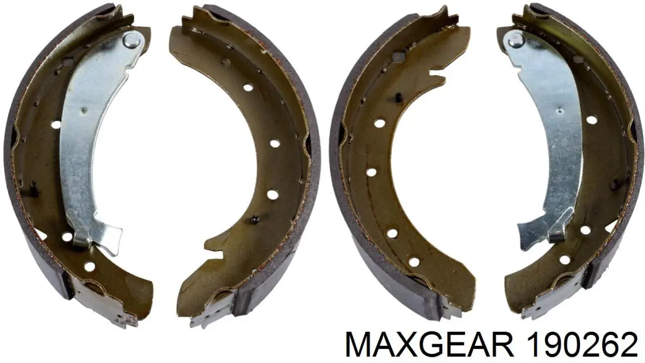 Купить 190262 Maxgear Задние барабанные тормозные колодки